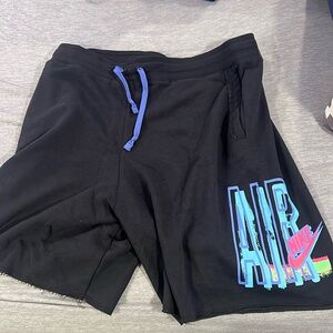 Black Nike shorts withh design